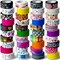 40 Rolls Washi Tape Set - 15 mm Wide Colored Masking Tape for Kids,Decorative Adhesive for DIY Crafts,Gift Wrapping, Scrapbooking Supplies,Bullet Journals,Planners,Party Decorations